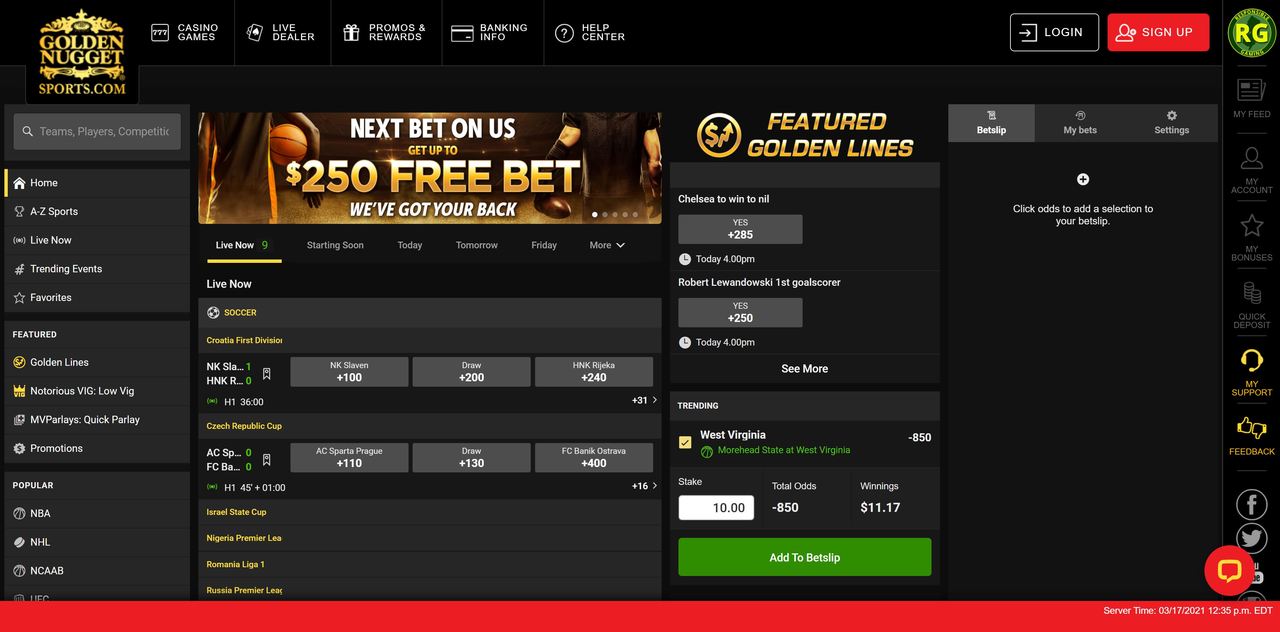 Golden Nugget Sportsbook Review Sports Betting Guide